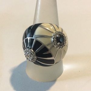 Belle Etoile dandelion enamel ring